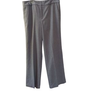 Wool And Angora Blend, Grey Herringbone Trousers. Lauren Ralph Lauren, Size 14
